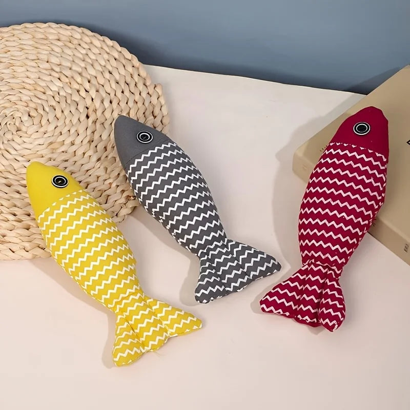 Catnip Fish — Kicker Toy 3-Pack for Cats