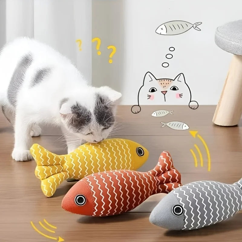 Catnip Fish — Kicker Toy 3-Pack for Cats