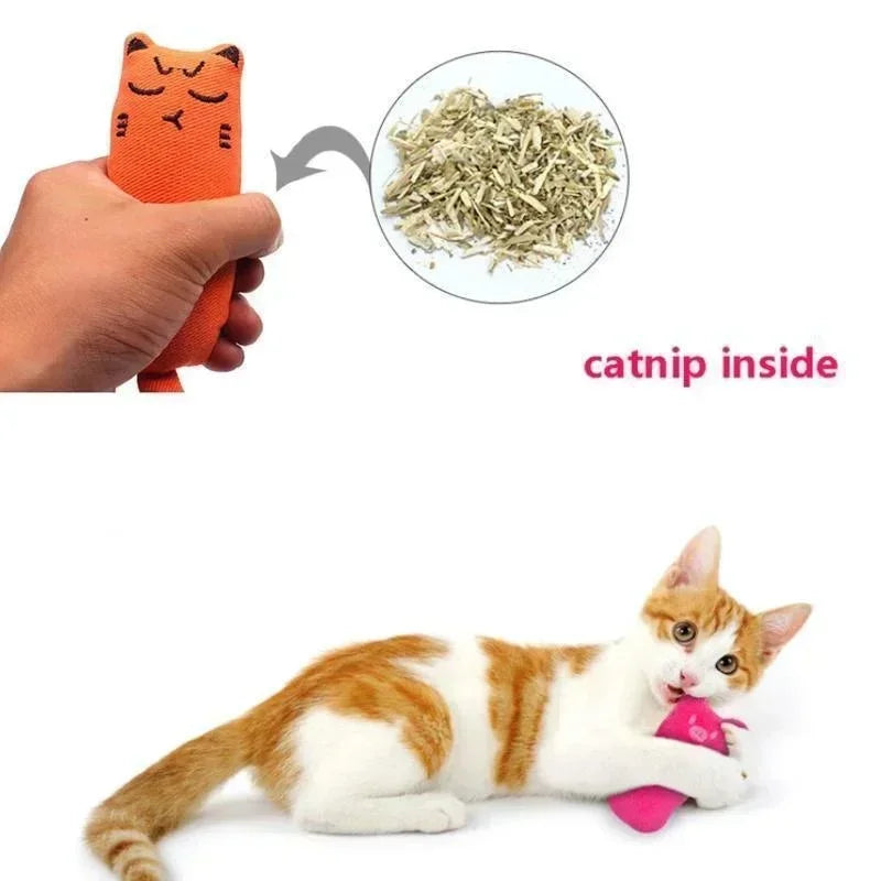 Catnip Thumb Pillow — Kicker Toy for Indoor Cats