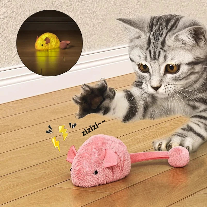 Glow Mouse — Light-Up Squeaker Toy for Cats